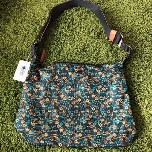 Rare Emerald Orla Kiely Baby Sling Bag